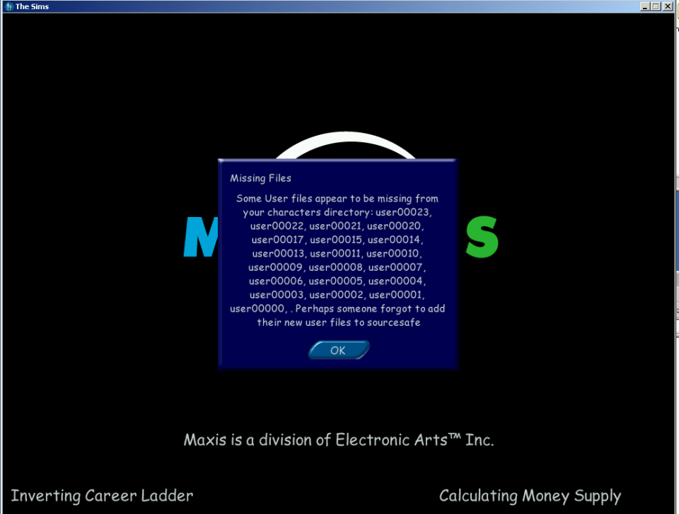 The Sims Windows PC 2000