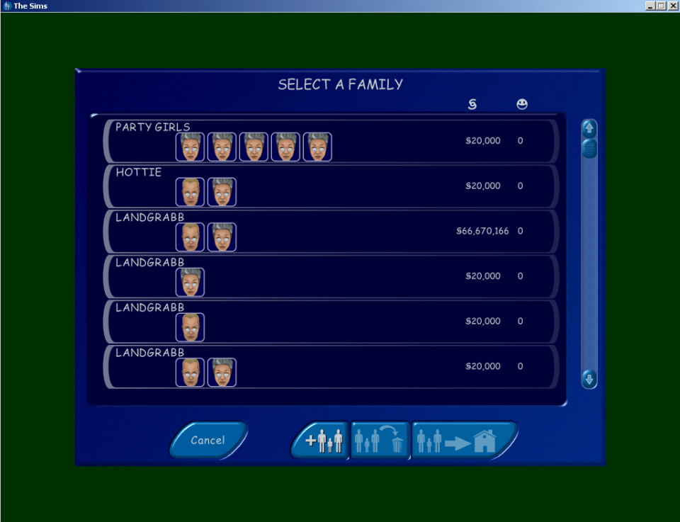 The Sims Windows PC 2000