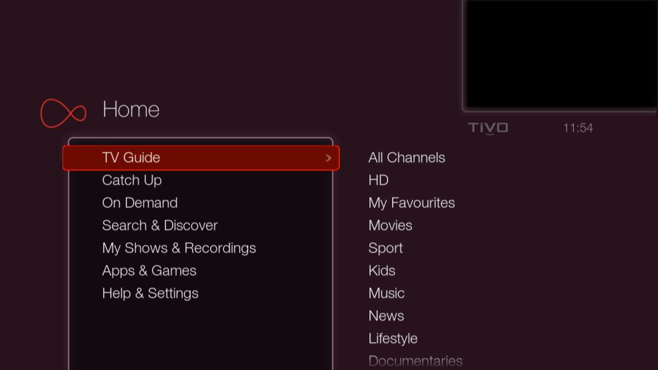 Virgin Media Tivo Cisco