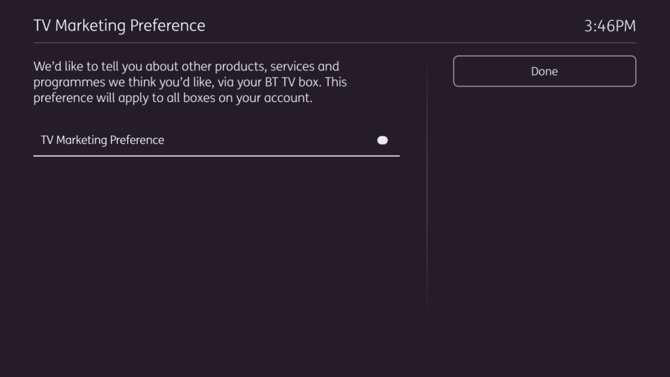 BT TV Humax Youview
