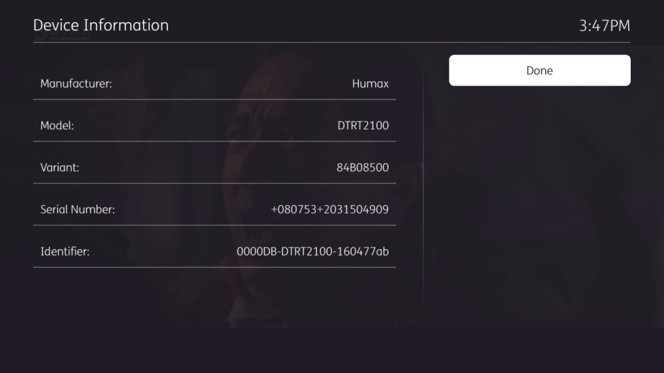 BT TV Humax Youview
