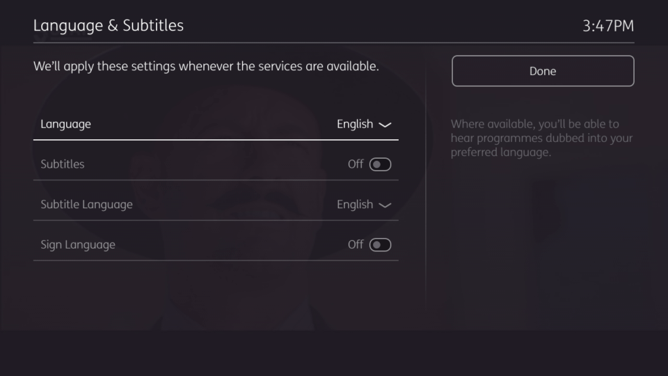 BT TV Humax Youview