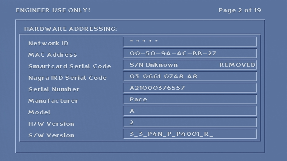 Pace Di4001NC