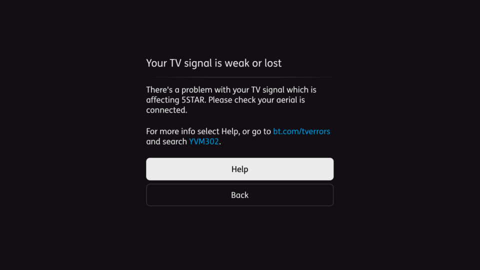Humax Youview BT TV
