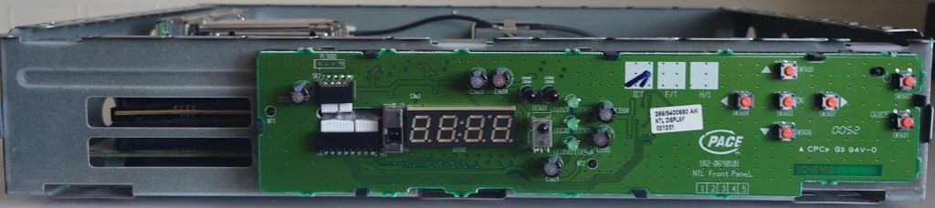 Pace Di4001 Front panel