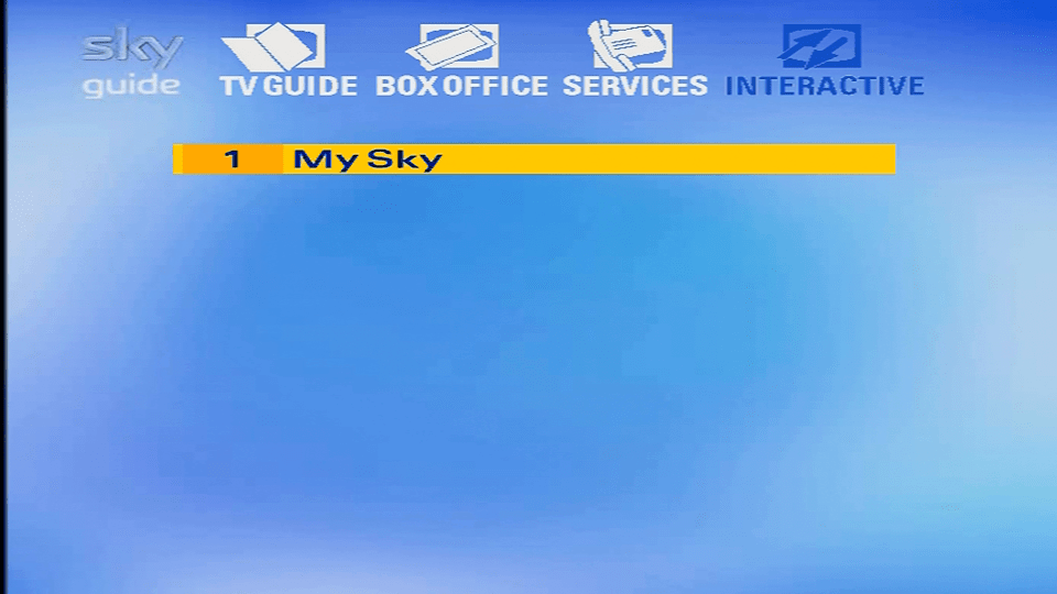 Sky Guide EPG 2009 Pace