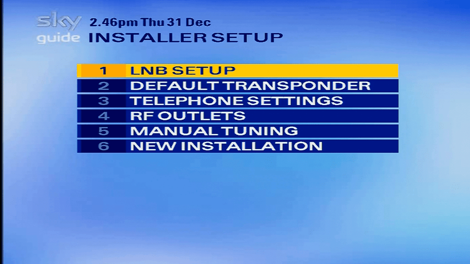 Sky Guide EPG 2009 Pace