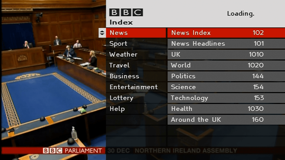 Sky BBCi OpenTV