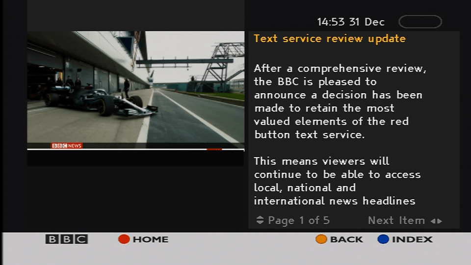 Sky BBCi OpenTV
