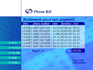 BT Phone BIll