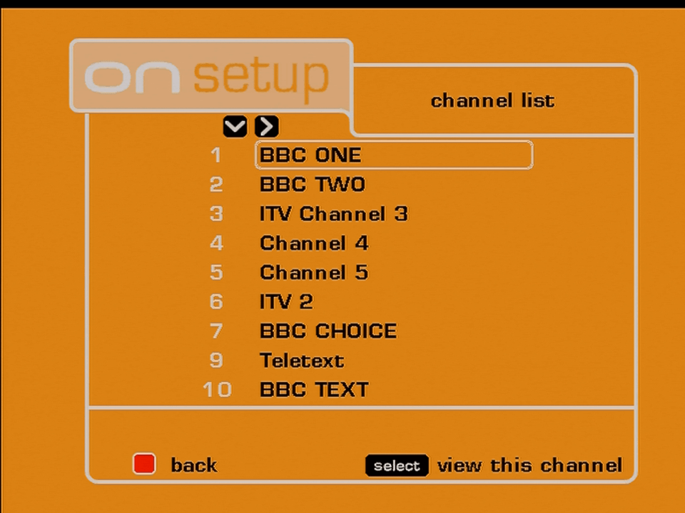 ONdigital channel list ONdigital channel list