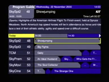 kingston tv channel list