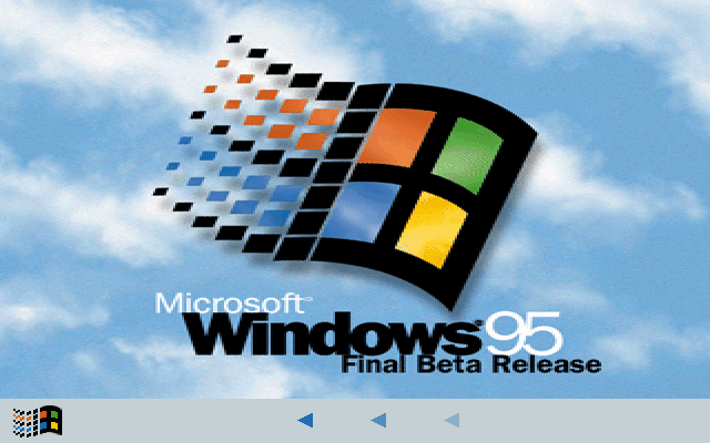 Windows 95 Beta boot