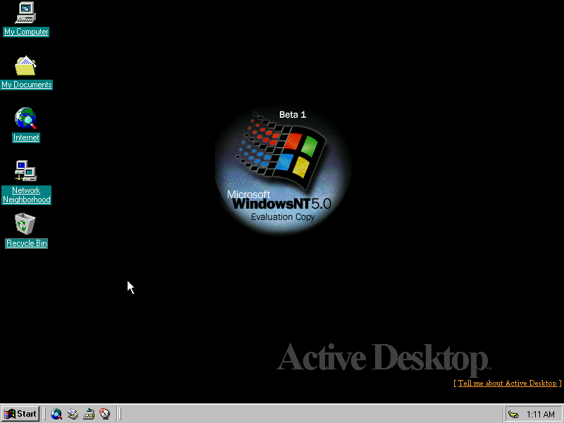 Windows NT 5 Desktop