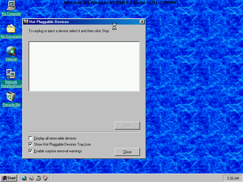 Windows NT5 Device Removal