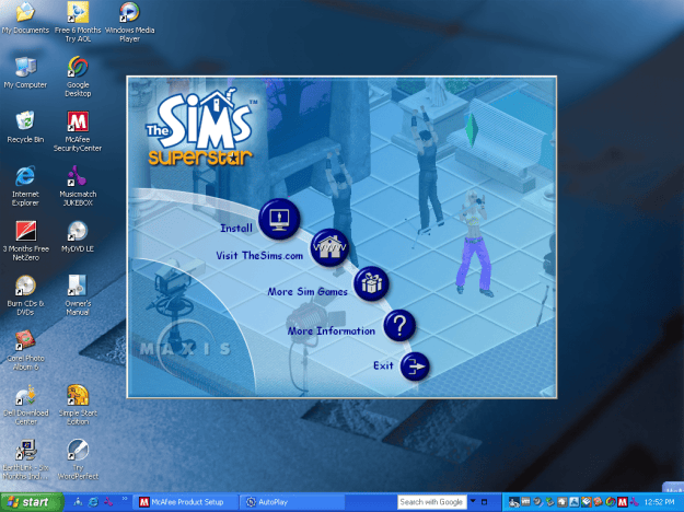 Lot Les Sims 1 Deluxe + Addons Pour PC - Version Française, Comprend Superstar, Abracadabra, Vacances, Surprise