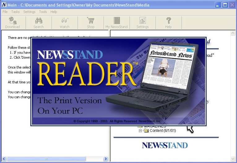 NewsStand Reader