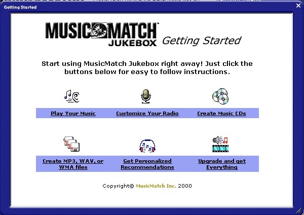 MusicMatch 2000