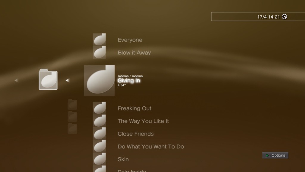 Sony PS3 ATRAC3 Album